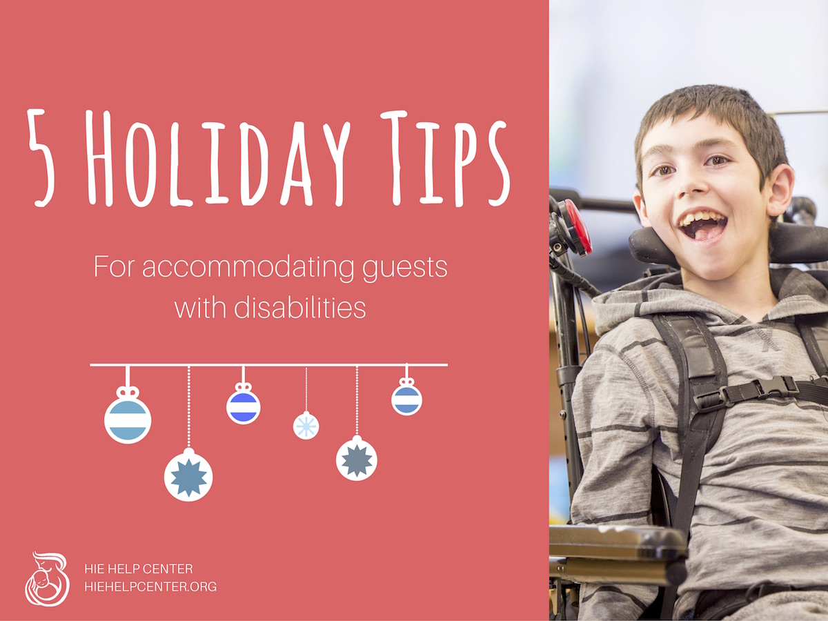 holidays tips to accommodate guests with disabilities