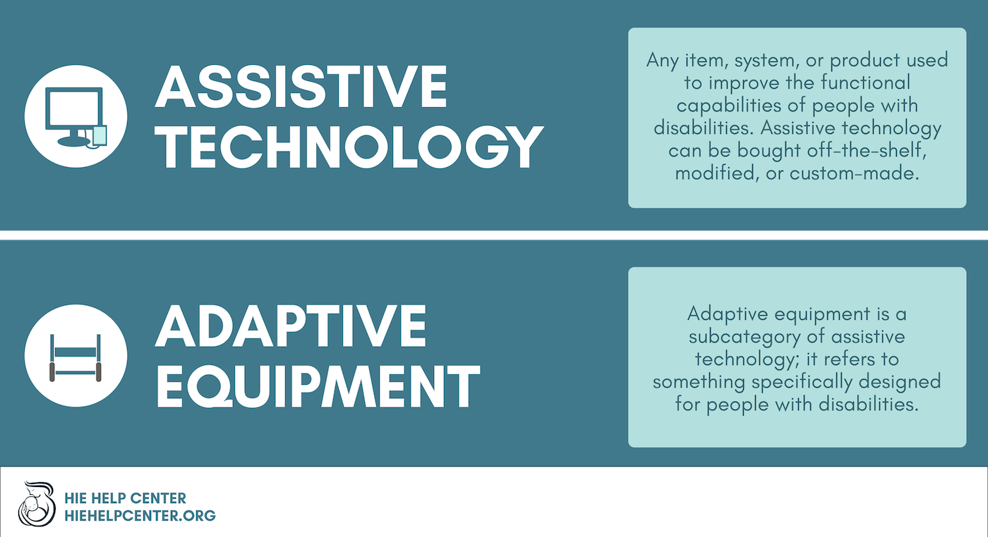 Assistive Technology vs. Adaptive Equipment - HIE Help Center