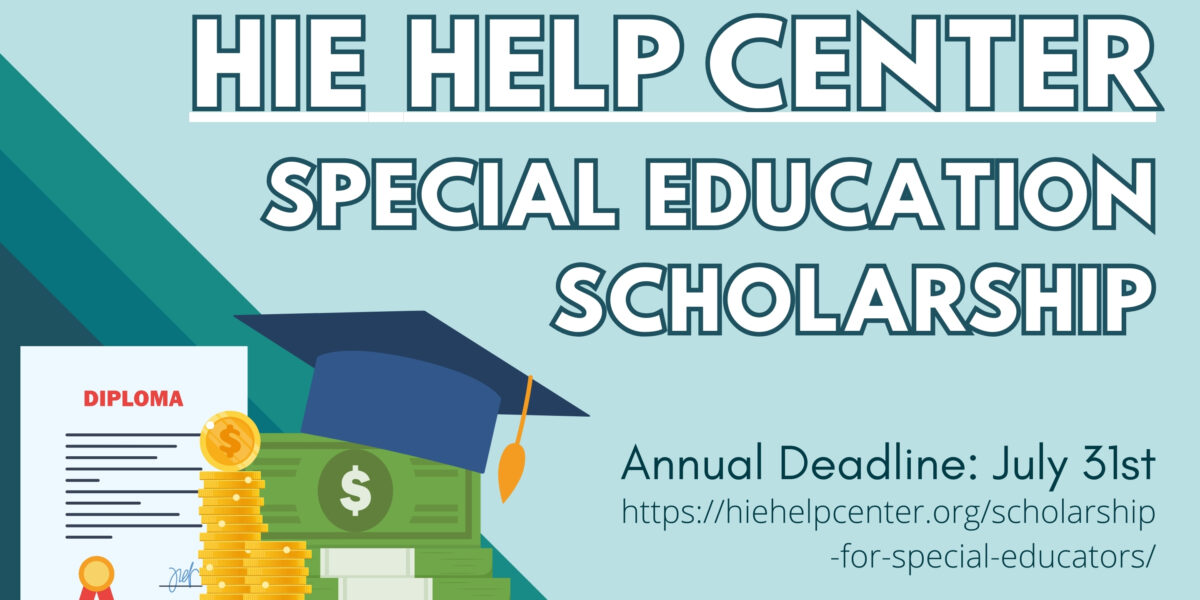 HIE Help Center Scholarship for Special Educators